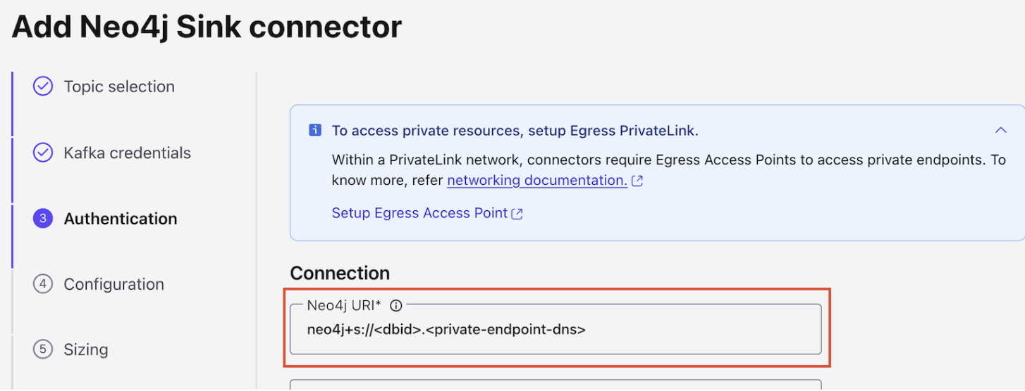 Create a Neo4j Sink Connector