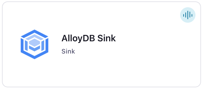 AlloyDB Sink Connector Card