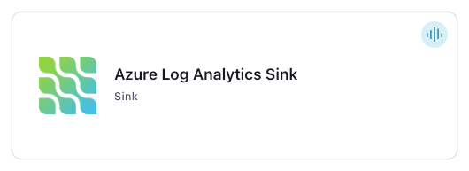 Azure Log Analytics Sink Connector Card