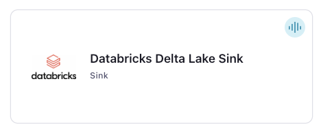 Databricks Delta Lake Sink Connector Card
