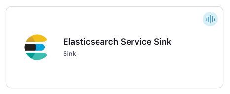 Elasticsearch Service Sink Connector Card