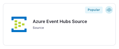 Azure Event Hubs Source Connector Card