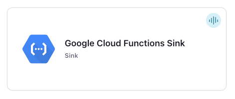 Google Cloud Functions Sink Connector Card