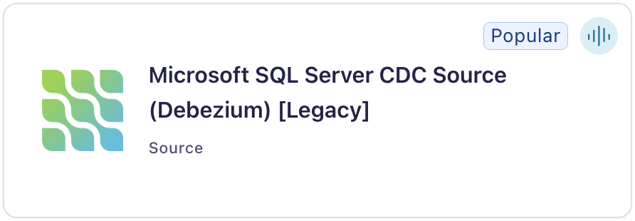 Microsoft SQL Server CDC Source Connector Icon