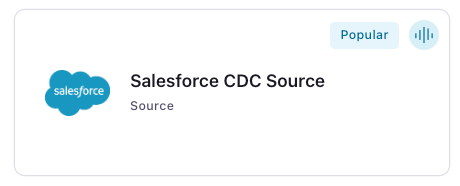 Salesforce CDC Source Connector Card