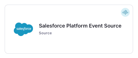 Salesforce Platform Event Source Connector Card