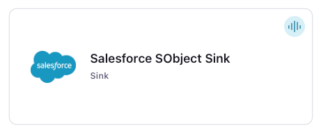 Salesforce SObject Sink Connector Card
