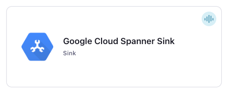 Google Cloud Spanner Sink Connector Card