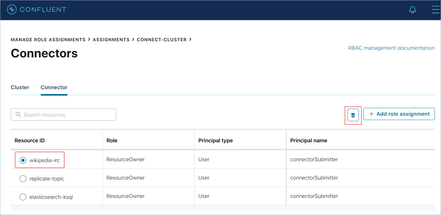 Resource scope delete role assignment