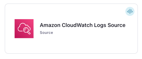 Amazon CloudWatch Logs Source Connector Card