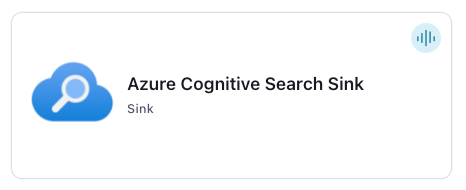 Azure Cognitive Search Sink Connector アイコン