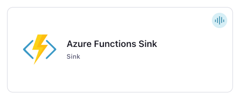 Azure Functions Sink Connector Card