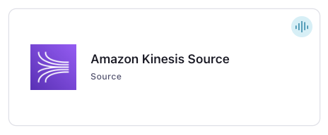 Amazon Kinesis Source Connector Card