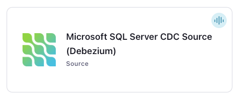 Microsoft SQL Server CDC Source Connector Card