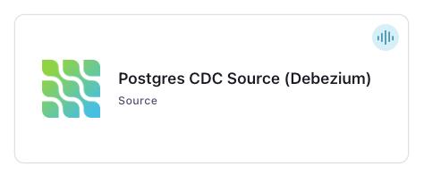 PostgreSQL Source Connector Card