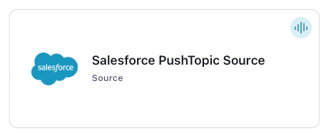 Salesforce PushTopic Source Connector Card