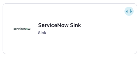 ServiceNow Sink Connector Card