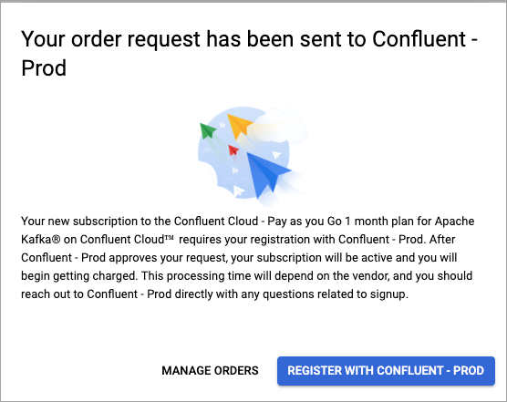 GCP で Confluent Cloud が適切に有効化