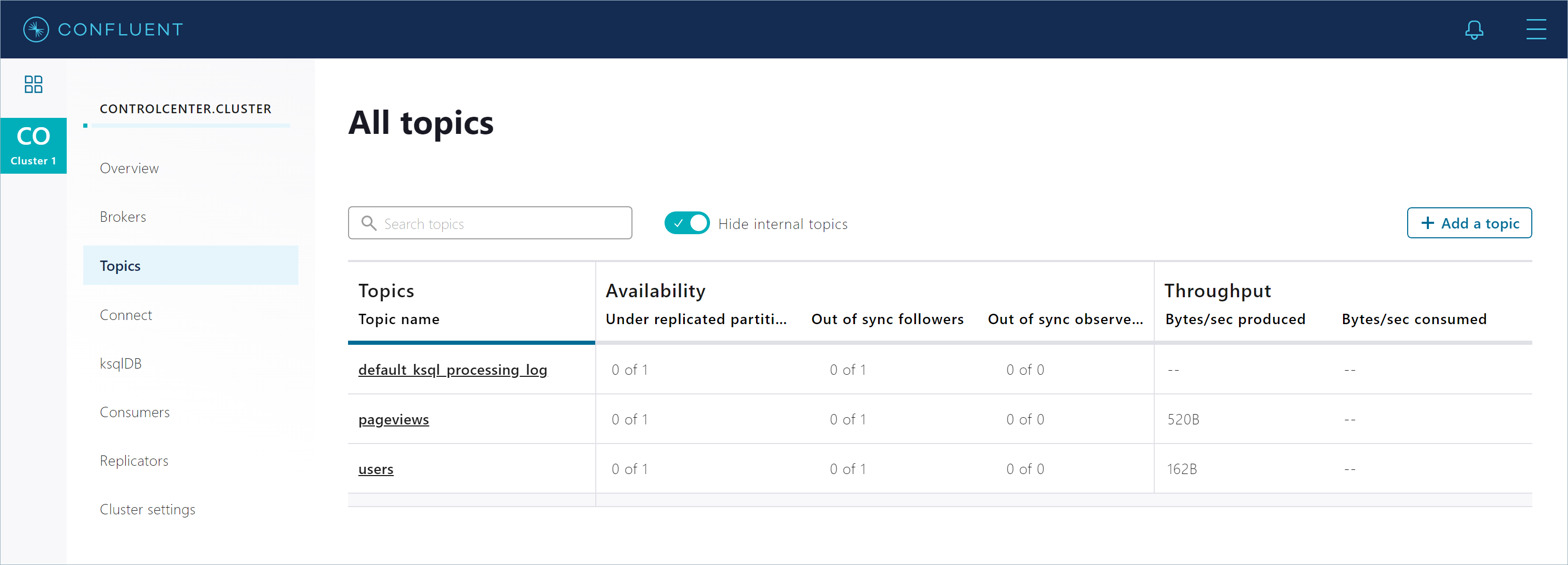 Ksqldb および Confluent Control Center を使用した Apache Kafka に対するストリーミングクエリの作成 Confluent Documentation