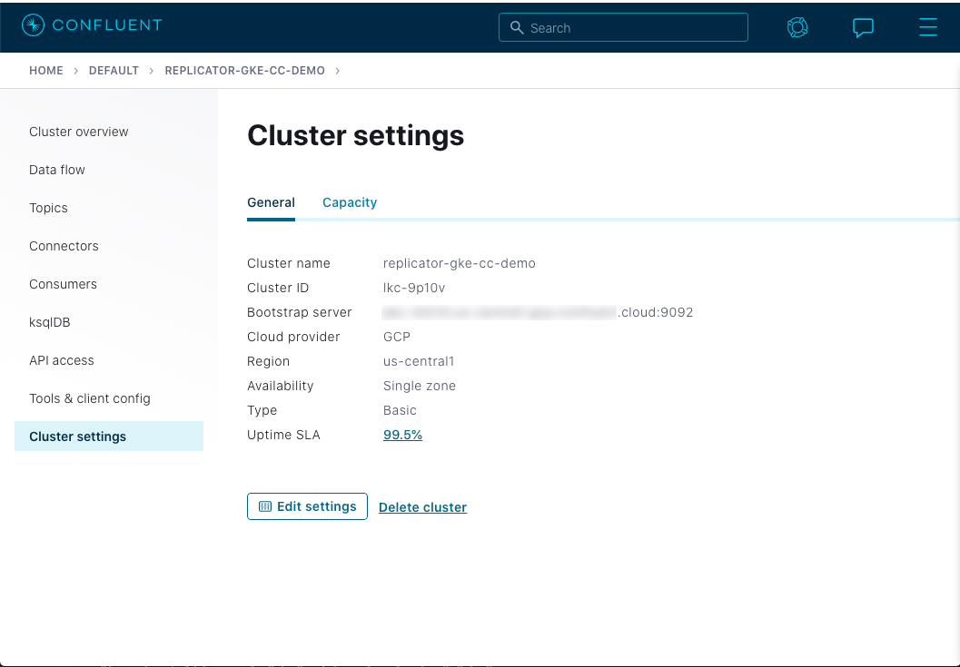 cluster-settings